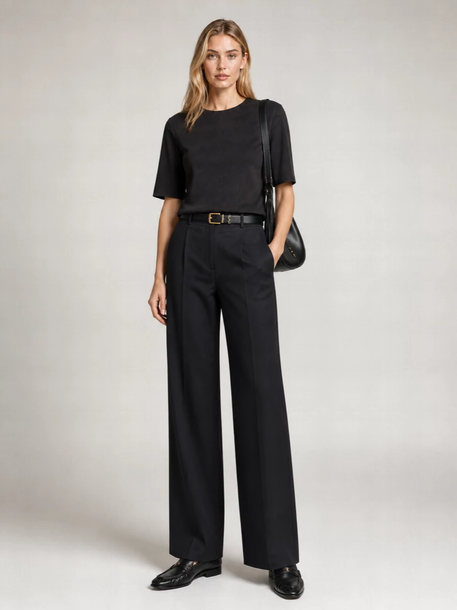 Loulou Studio Suede T-Shirt