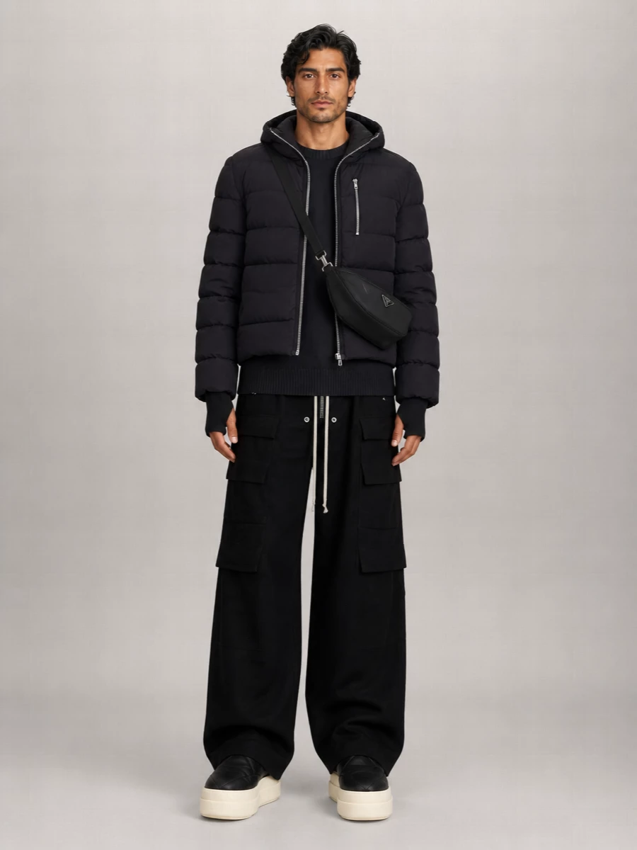 Rick Owens Cashmere Ribbed Crewneck Sweater