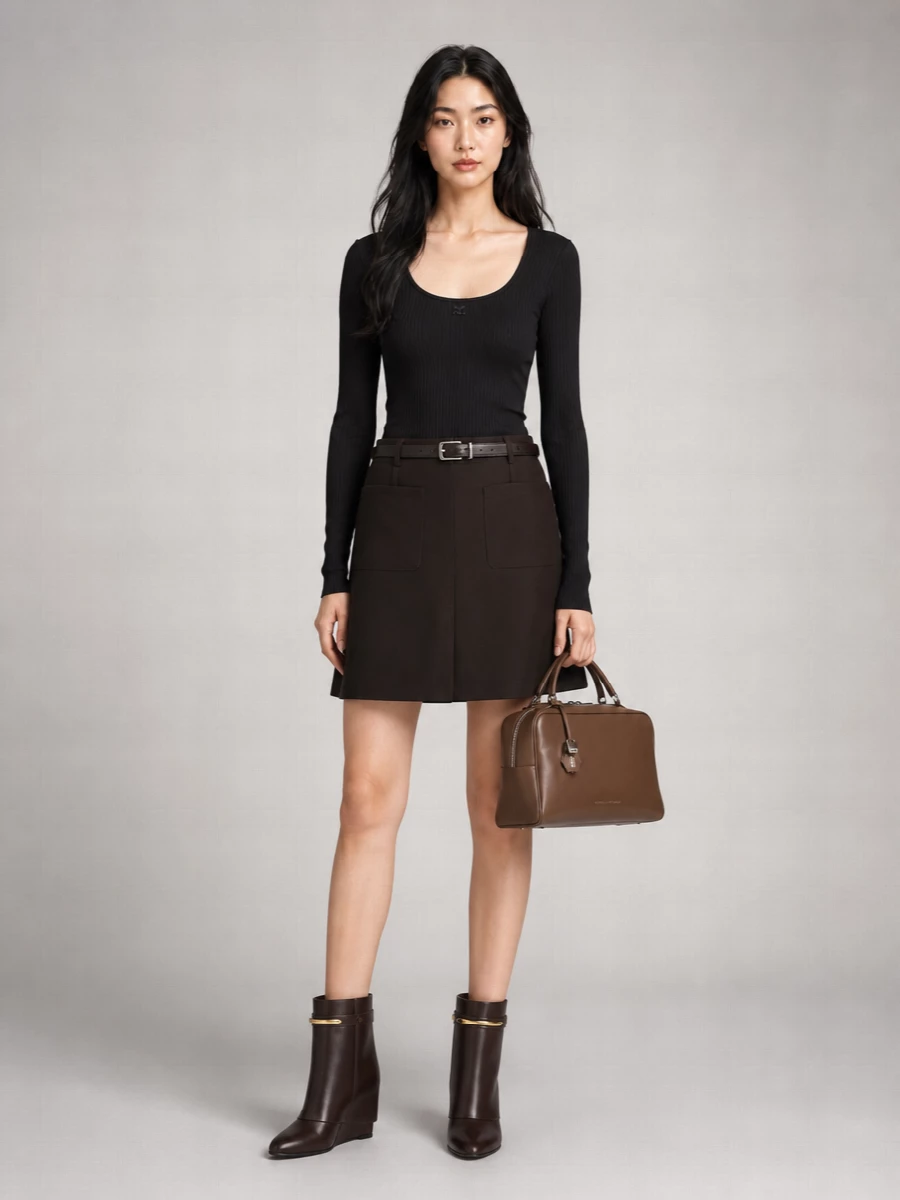 Courrèges Straight Knee-Length Shorts