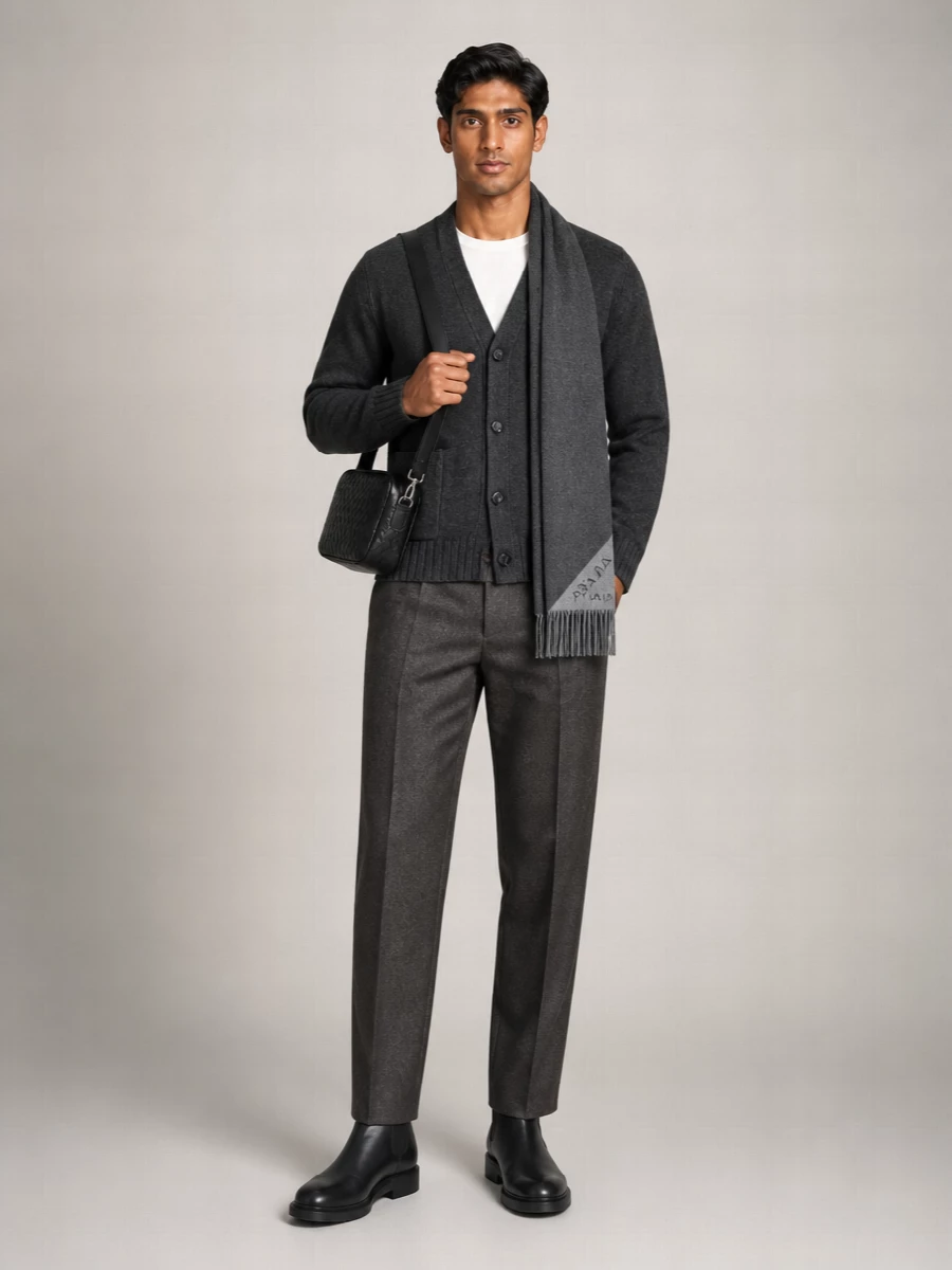 Bottega Veneta Wool V-Neck Cardigan