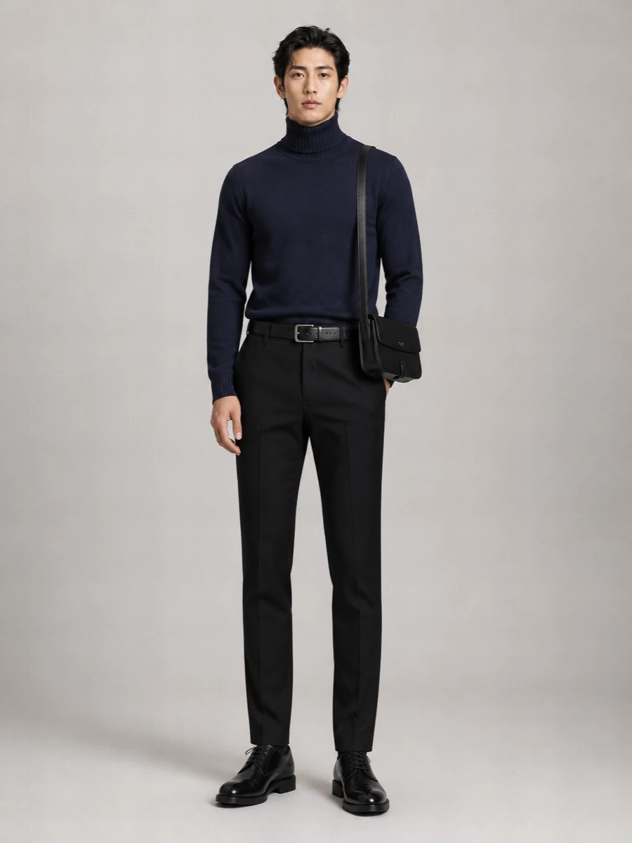 Dondup Virgin Wool Tailored Trousers