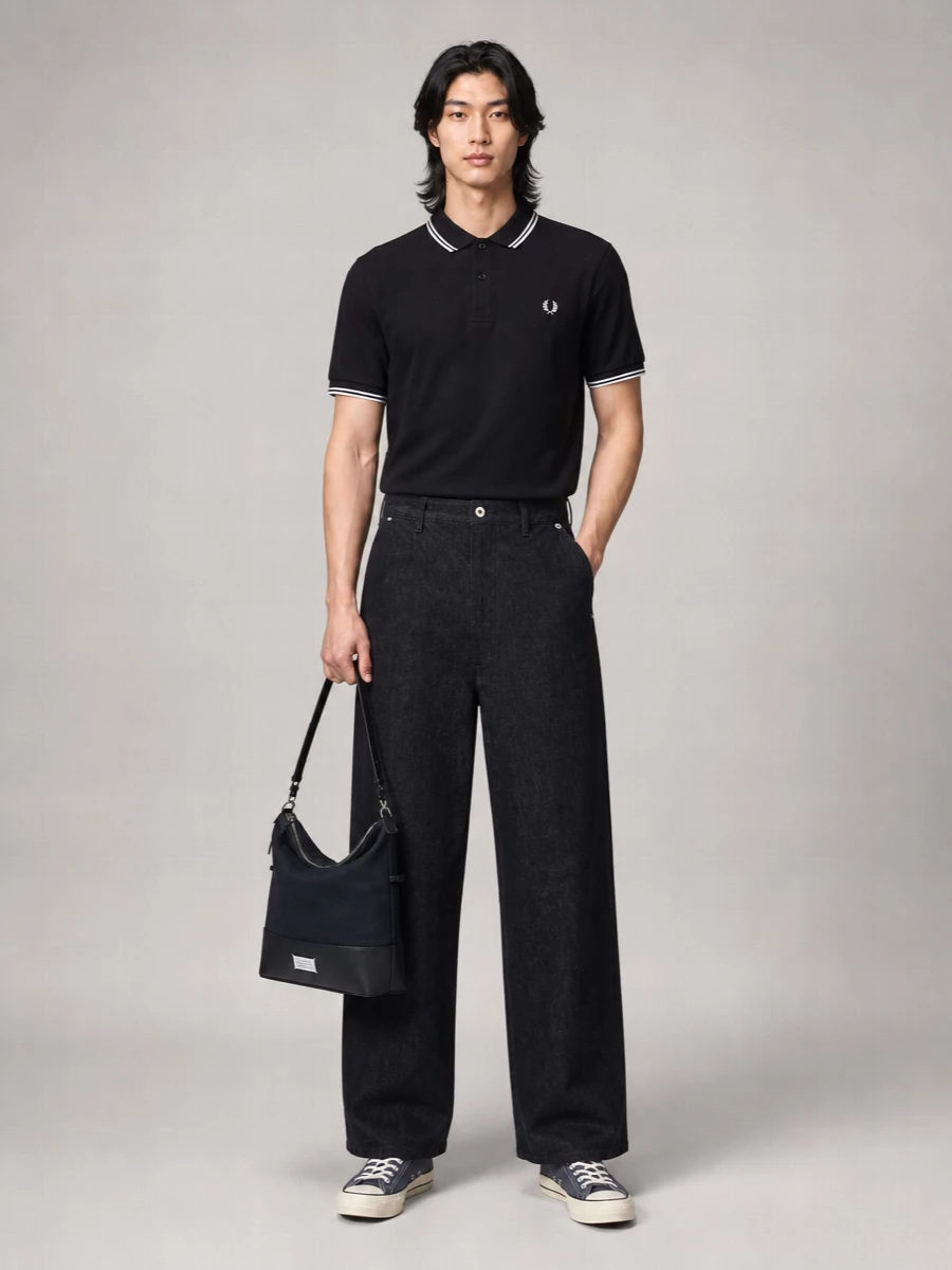Comme Des Garçons Cotton Short-Sleeve Polo Shirt
