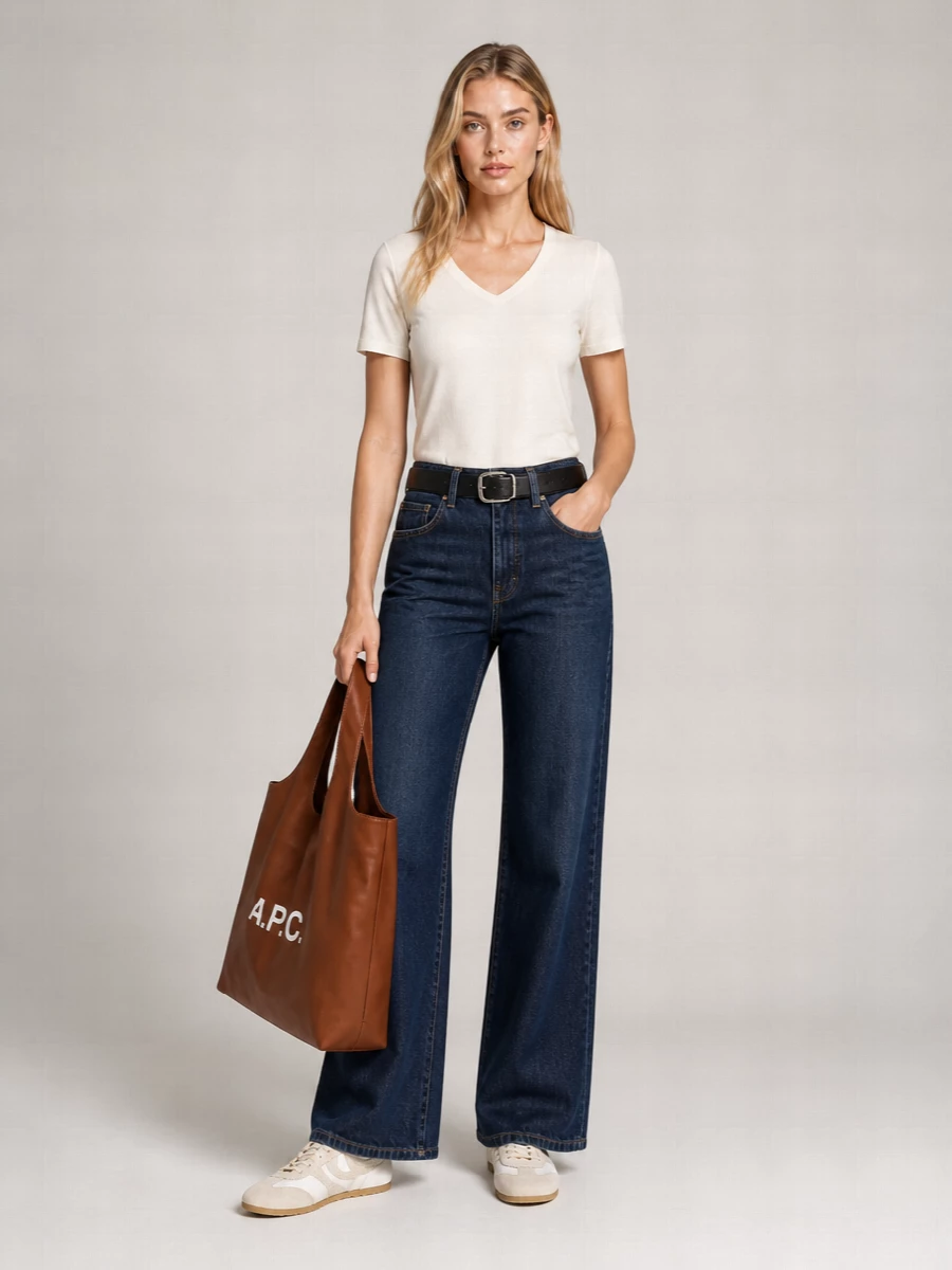 Dondup Wide-Leg Denim Jeans