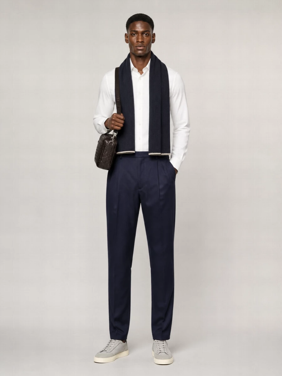 Brunello Cucinelli Ribbed Cashmere Scarf