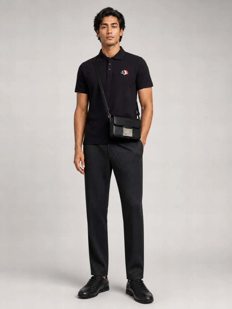 Moncler Cotton Piqué Polo Shirt