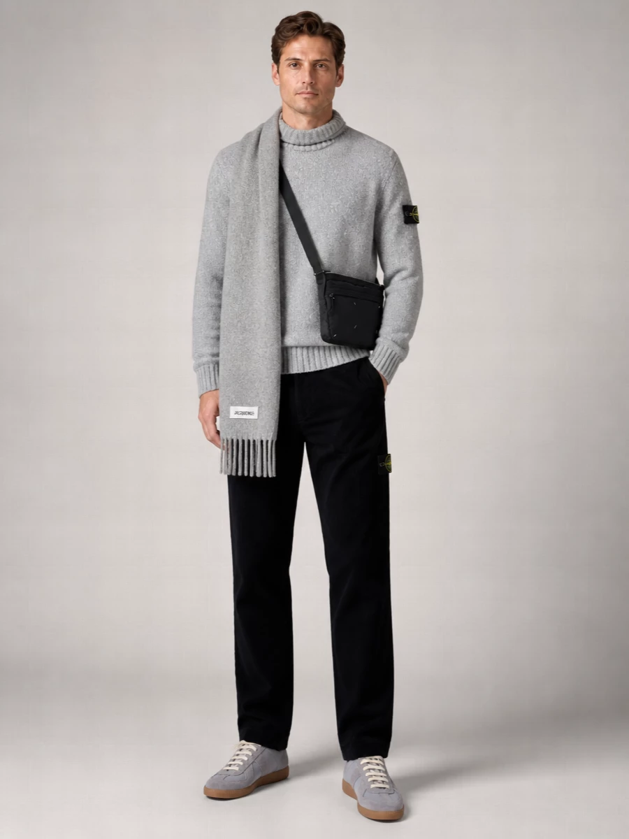 Stone Island Wool Blend Sweater