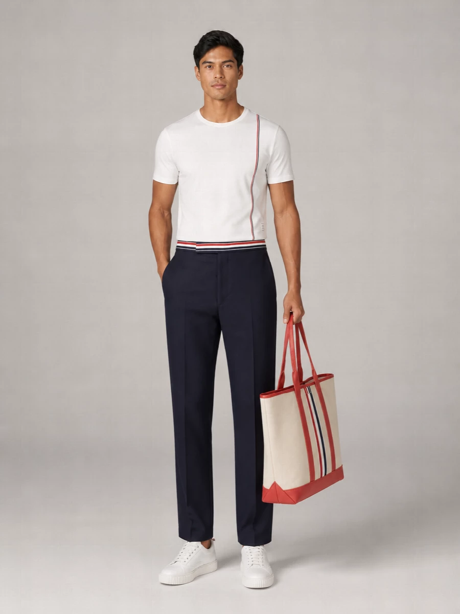 Thom Browne Canvas Tote Bag