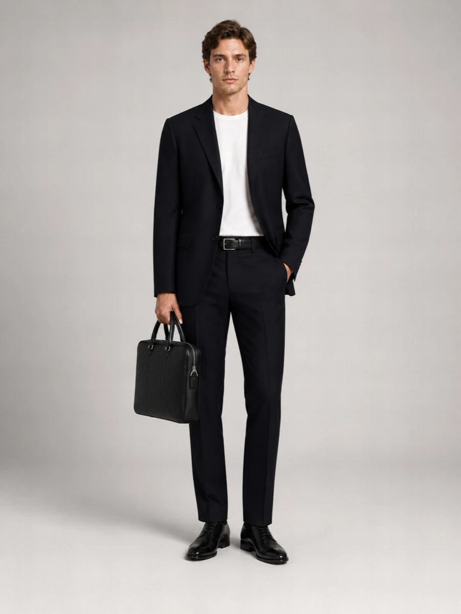 Balenciaga Single-Breasted Suit Jacket