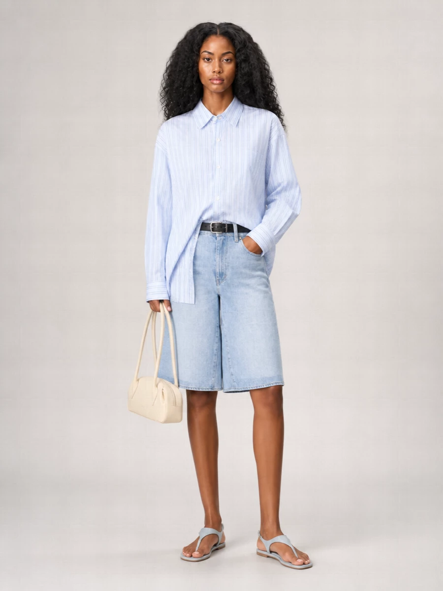 Our Legacy Denim A-Line Shorts