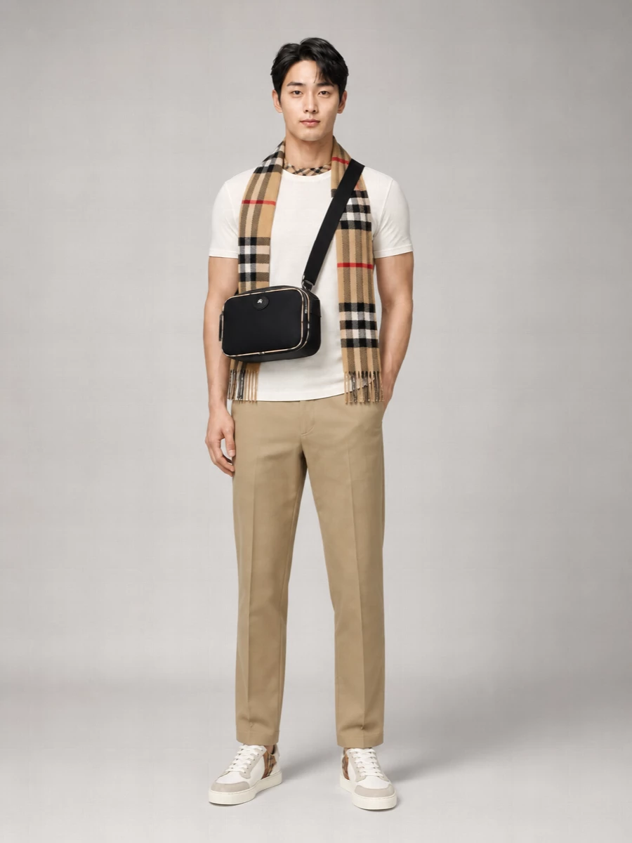 Burberry Fabric Crossbody Bag