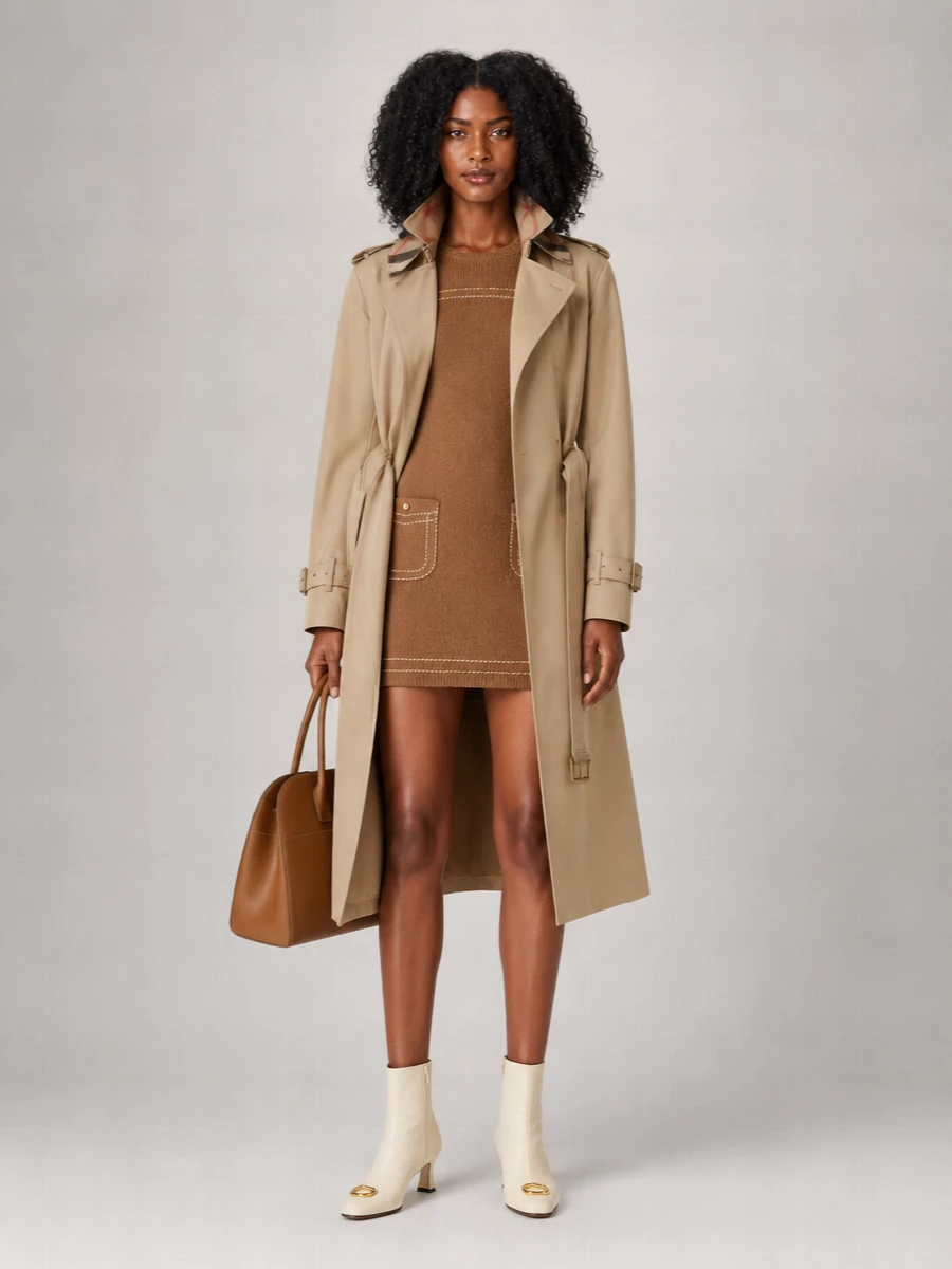 Burberry Cotton Trench Coat