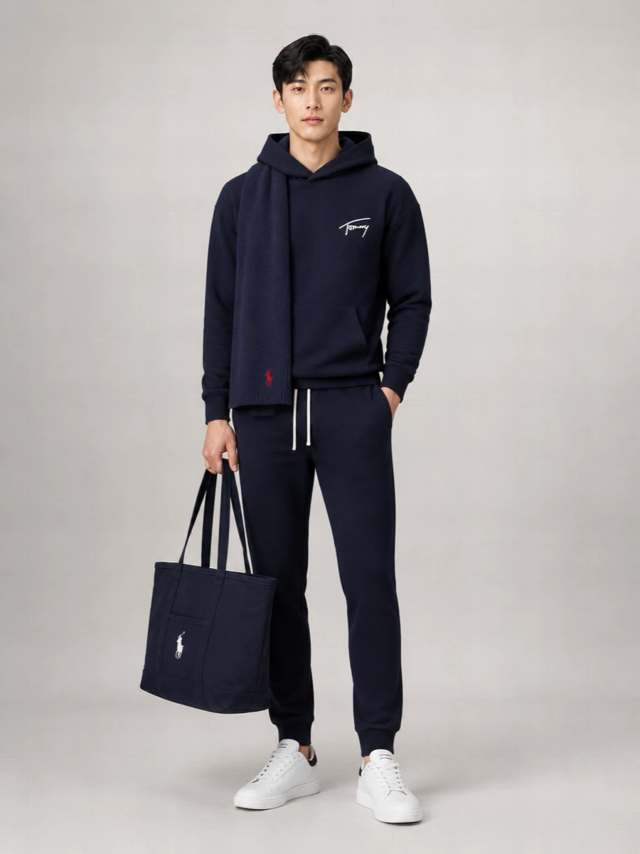Tommy Hilfiger Cotton Relaxed-Fit Hooded Sweatshirt