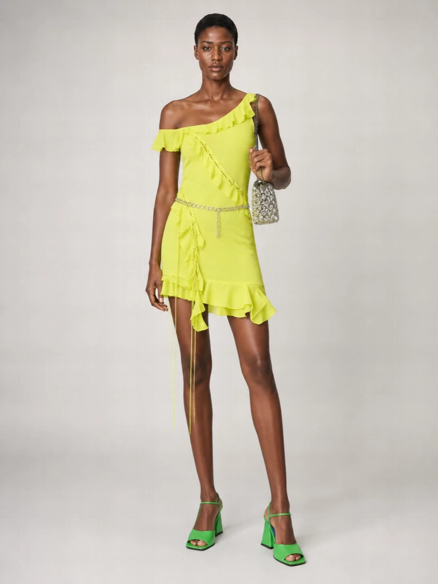The Attico Patent Pyramid Heel Sandals