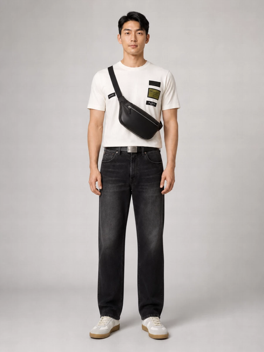 Mm6 Maison Margiela Cotton Logo Patch Short Sleeve T-Shirt