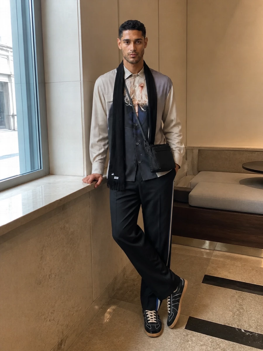 Undercover shirt marni trousers margiela sneakers