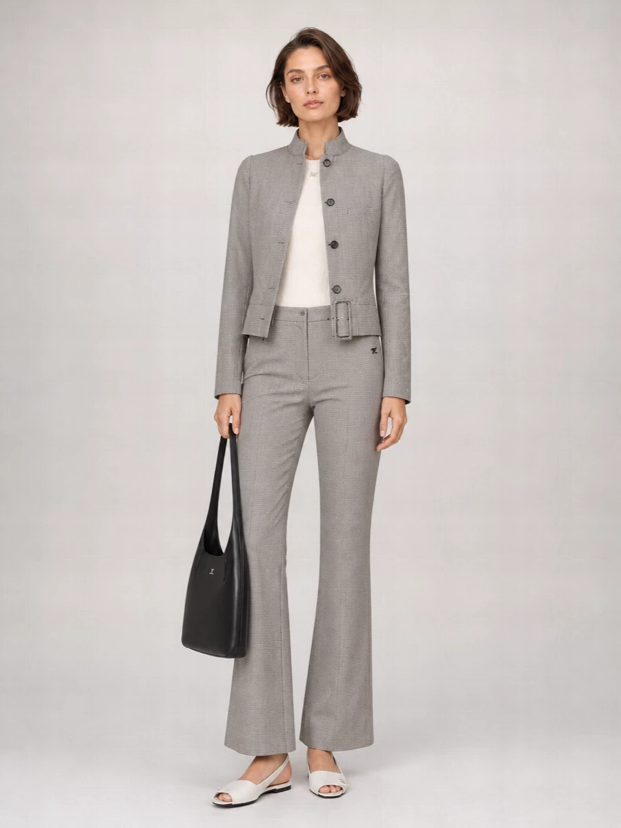 Courrèges Leather Square-Toe Mules