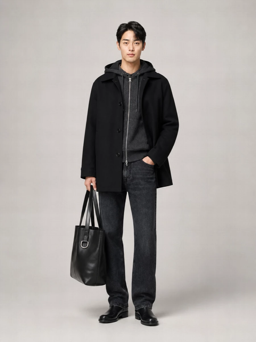 Our Legacy Virgin Wool Hooded Lightweight Jacket