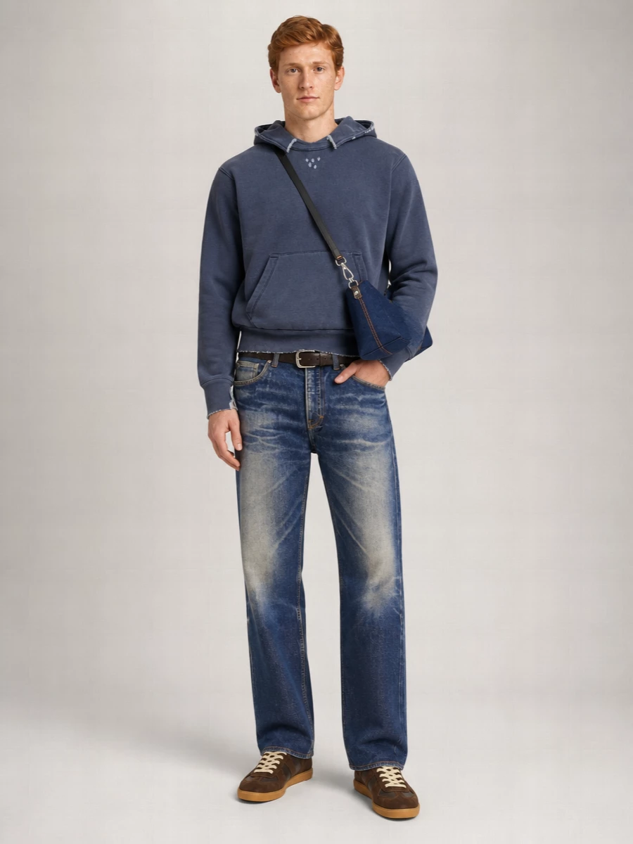 Our Legacy Denim Relaxed-Fit Wide-Leg Jeans