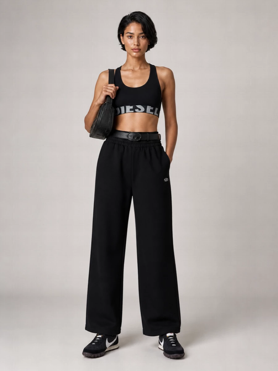 Diesel Cotton Logo Bralette
