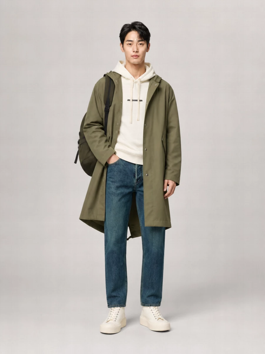 Jil Sander Hooded Parka