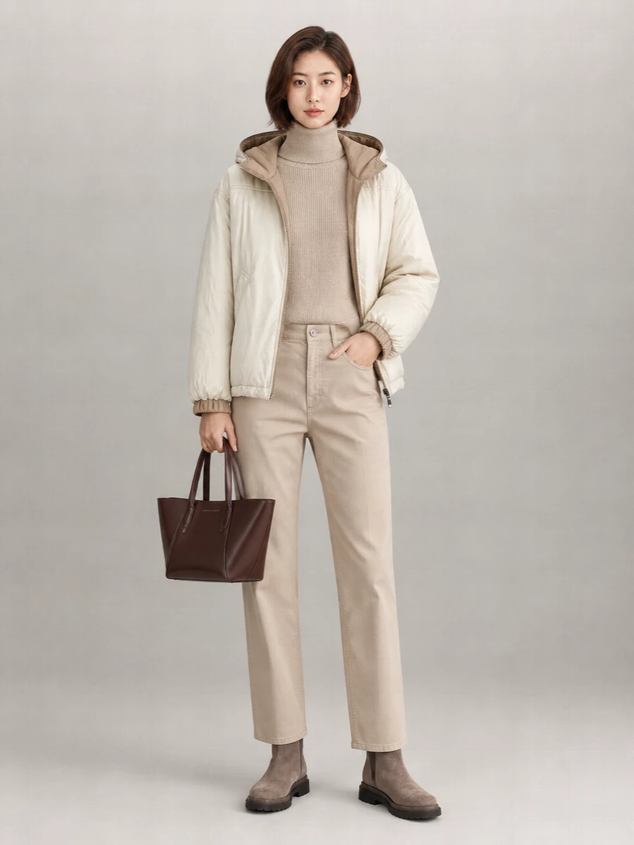 Brunello Cucinelli Reversible Hooded Down Puffer Jacket