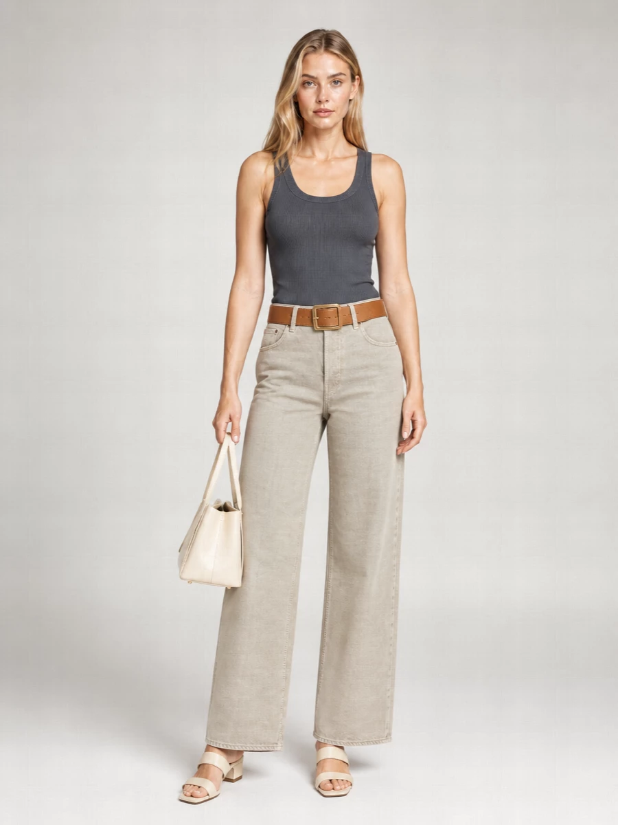 Haikure Denim Wide-Leg Jeans
