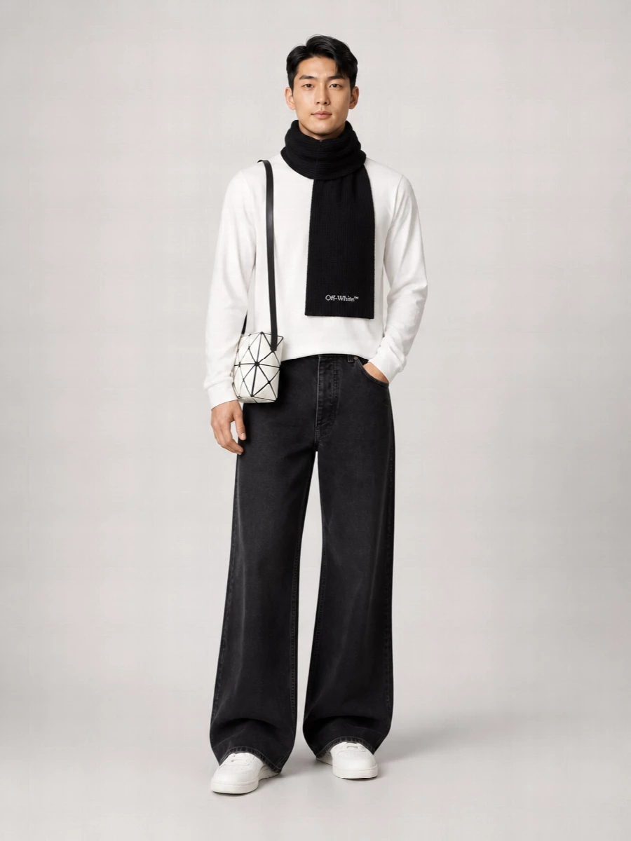 Off-White Short-Sleeve Shirt