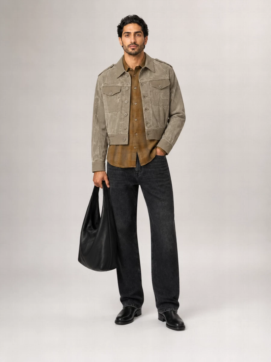 Our Legacy Denim Single-Breasted Jacket