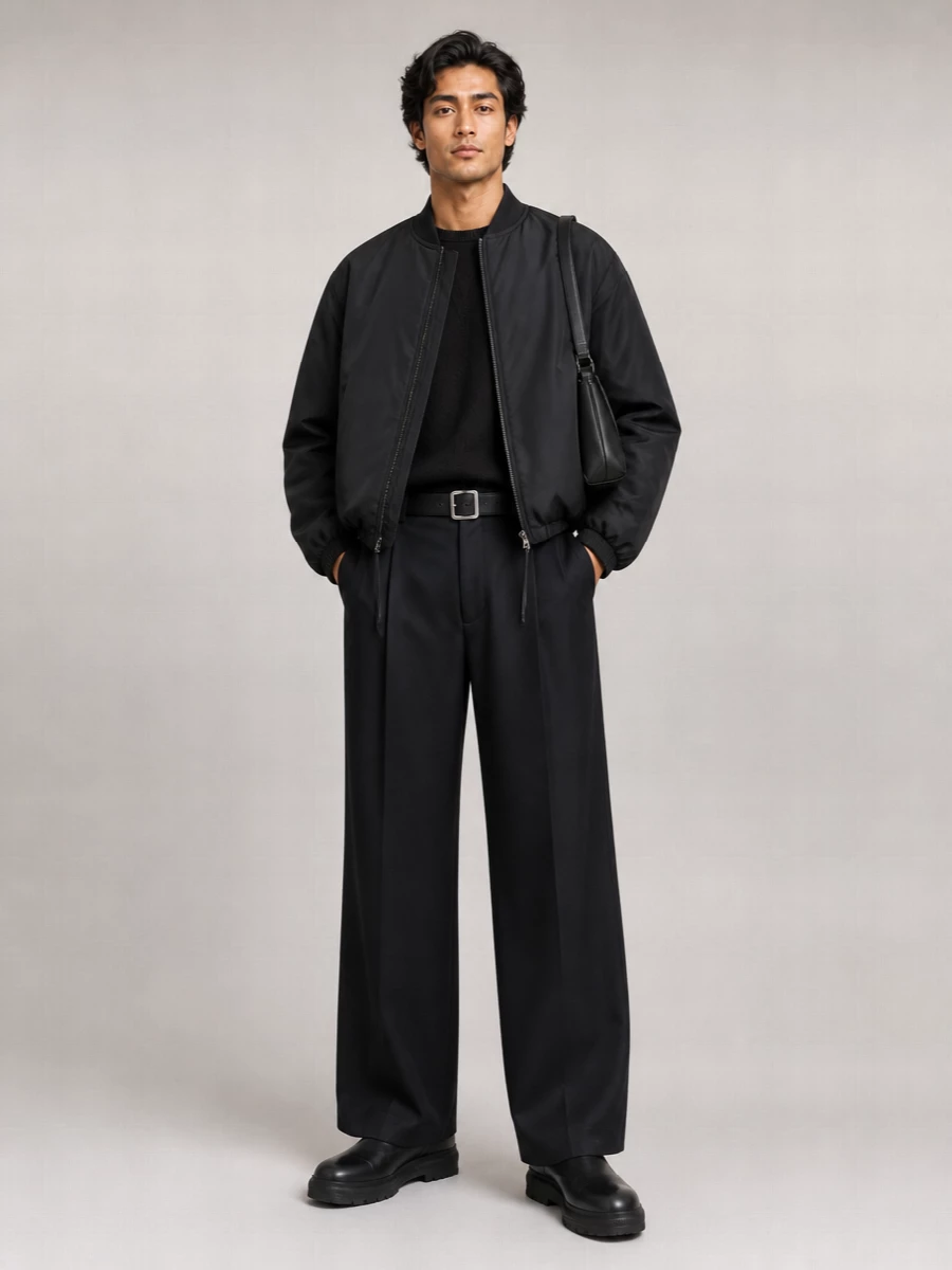 Jil Sander Down Quilted Bomber Jacket