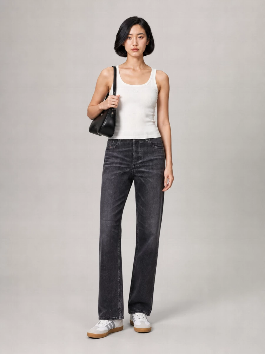 Diesel Play Leather Shoulder Bag