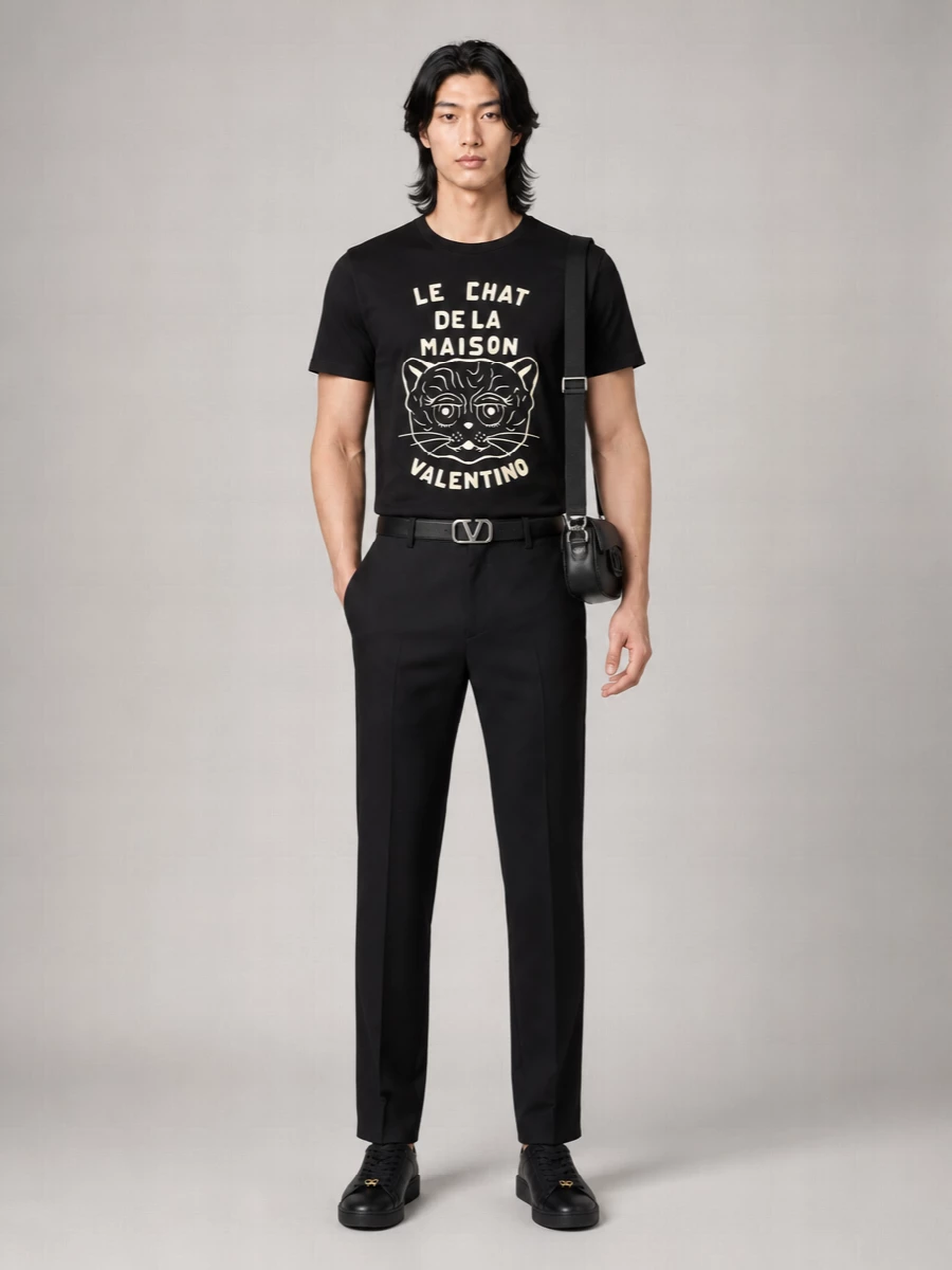Valentino Garavani Cotton Printed Crew-Neck T-Shirt