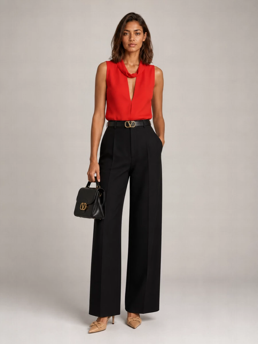 Valentino Silk Draped Sleeveless Mini Dress