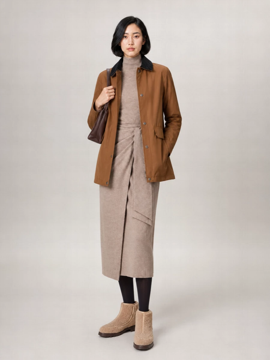 Woolrich Single Breasted Coat
