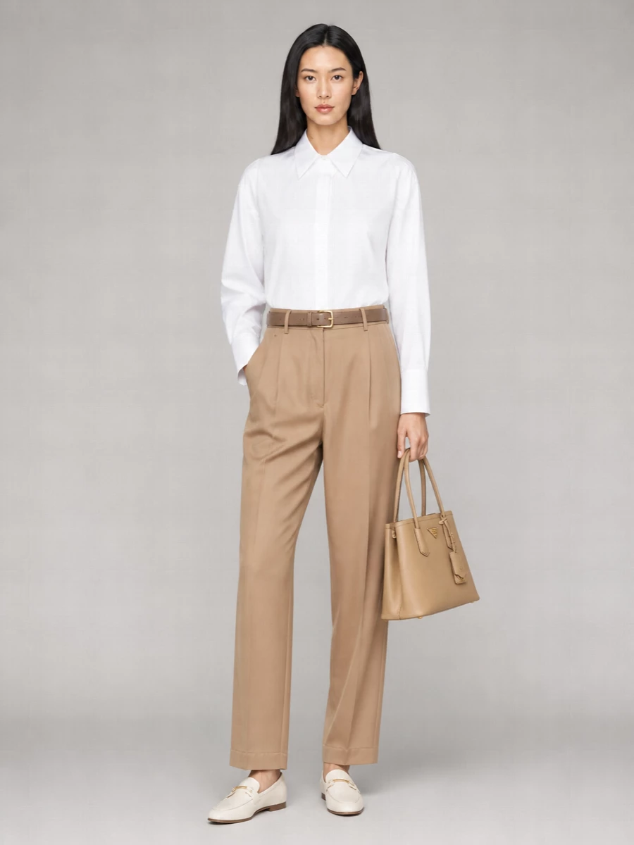 Fabiana Filippi Satin Tailored Trousers