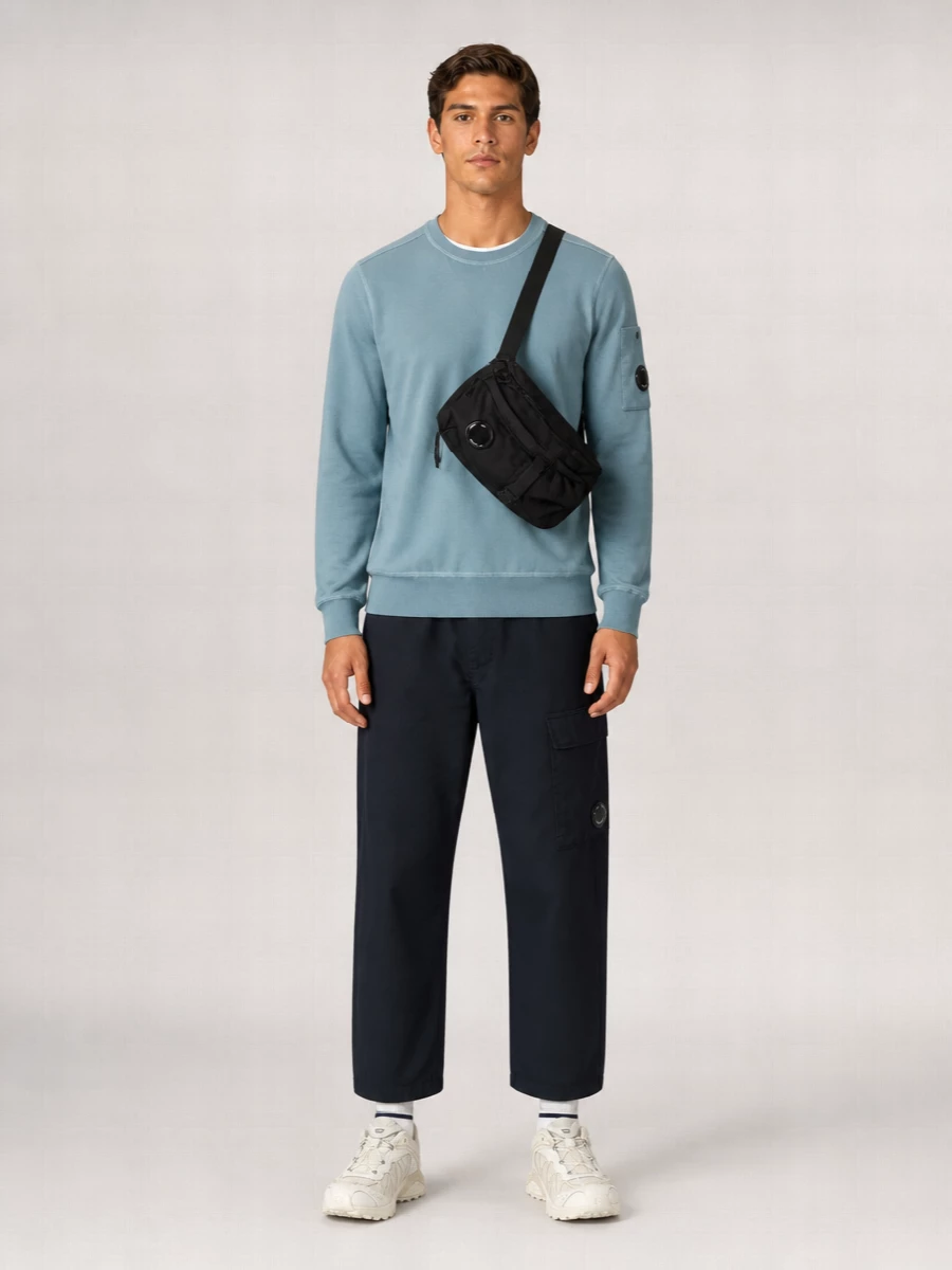 C.p. Company Cotton Linen Cargo Trousers