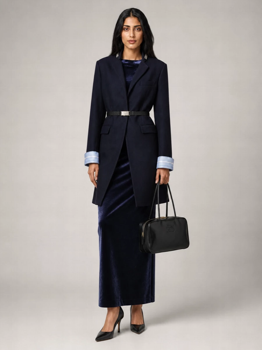 Miu Miu Beau Large Leather Shoulder Bag