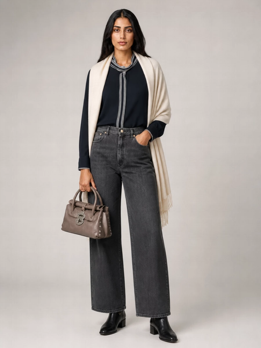 Zanellato Studded Calf Leather Shoulder Bag
