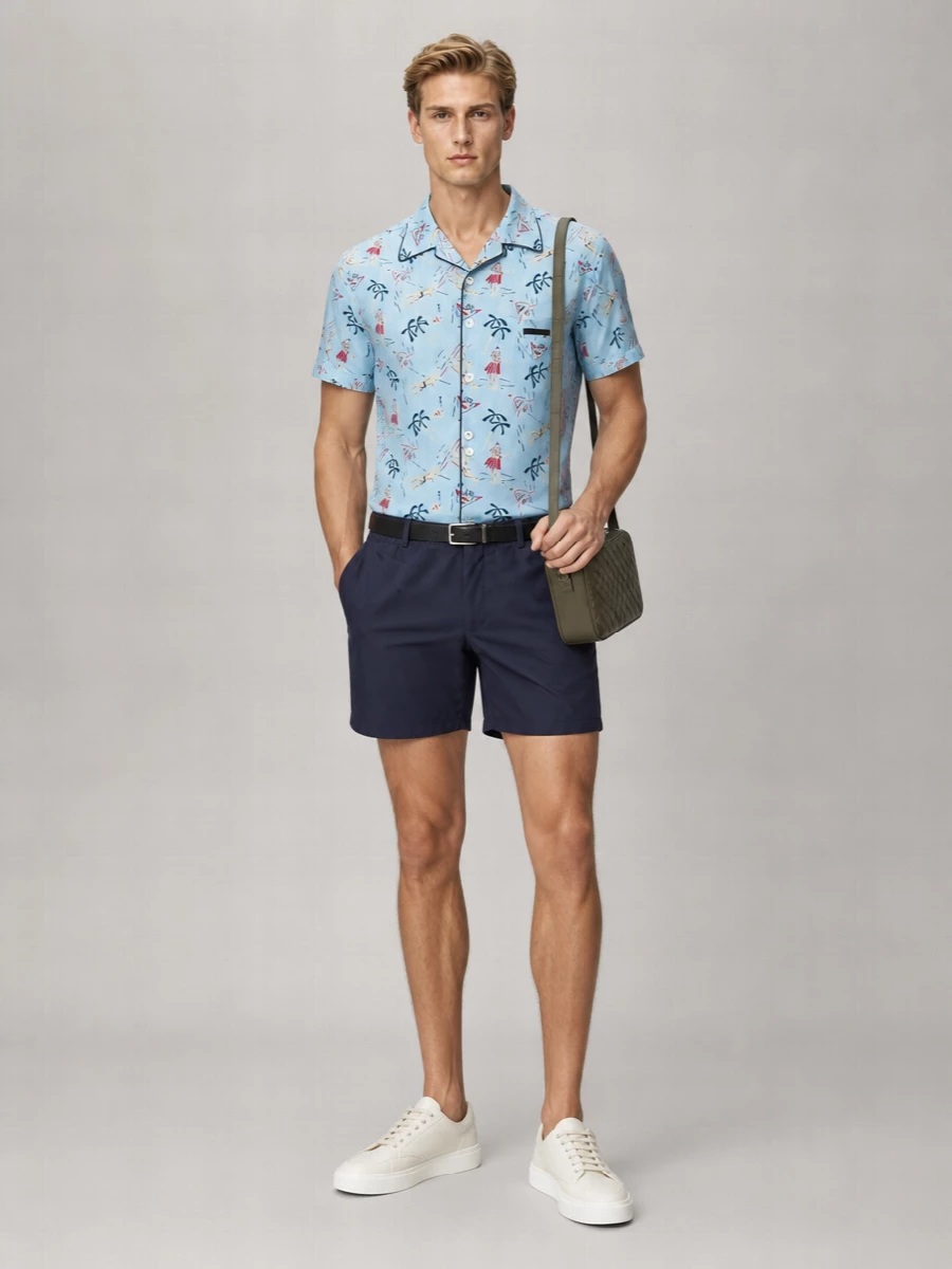 Prada Silk Printed Satin Shirt