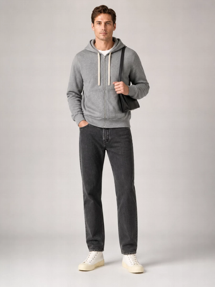 Jil Sander Cotton Hooded Jacket