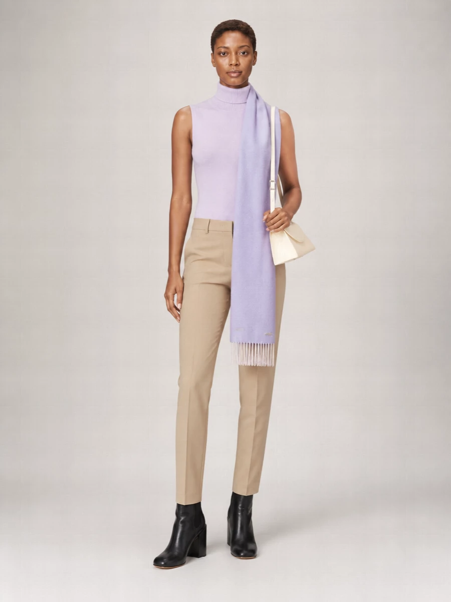 Sportmax Wool Turtleneck Sleeveless Top