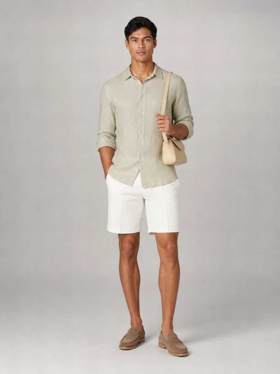 Woolrich Linen Long-Sleeve Shirt