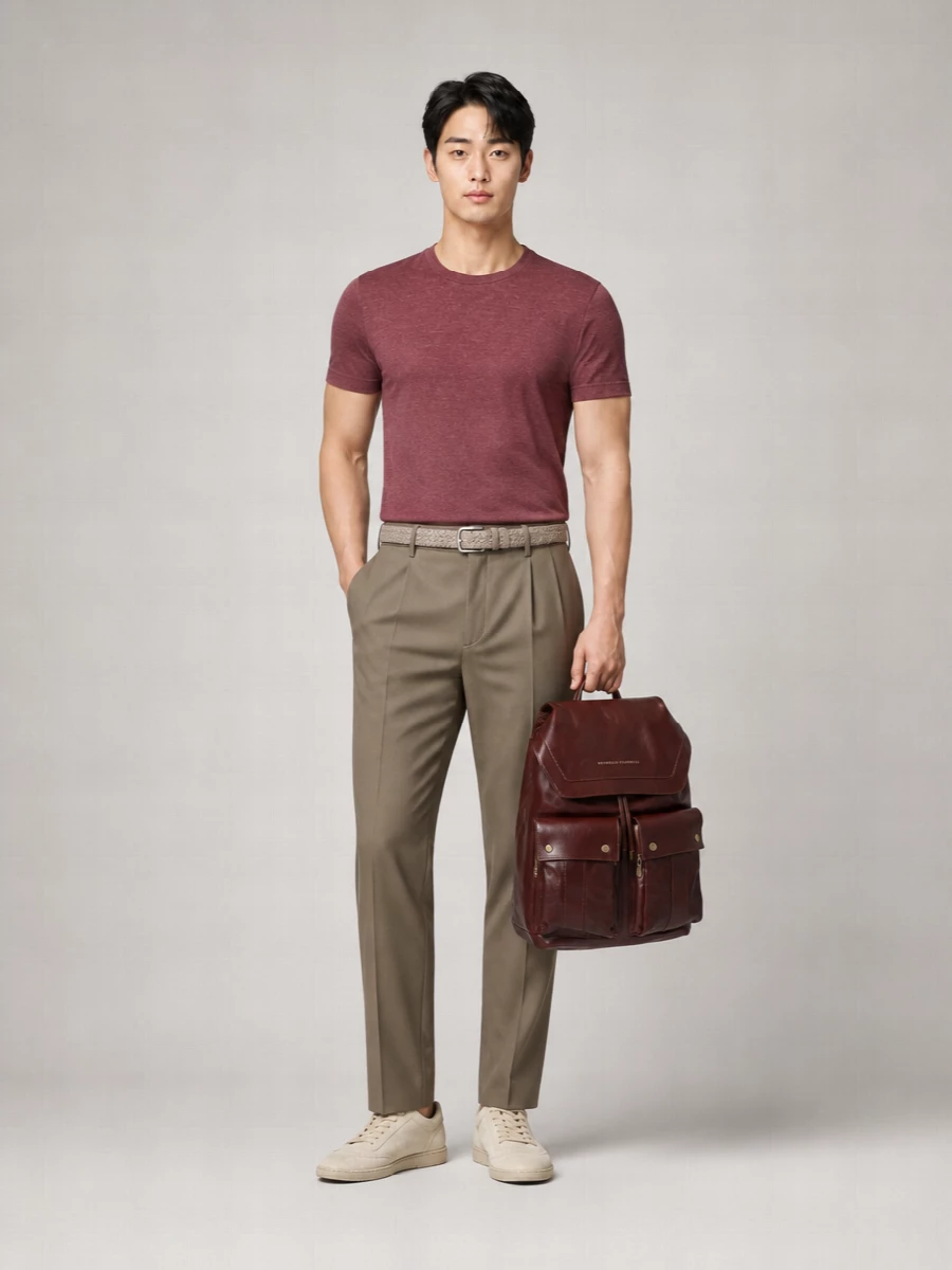 Brunello Cucinelli Linen Blend T-Shirt