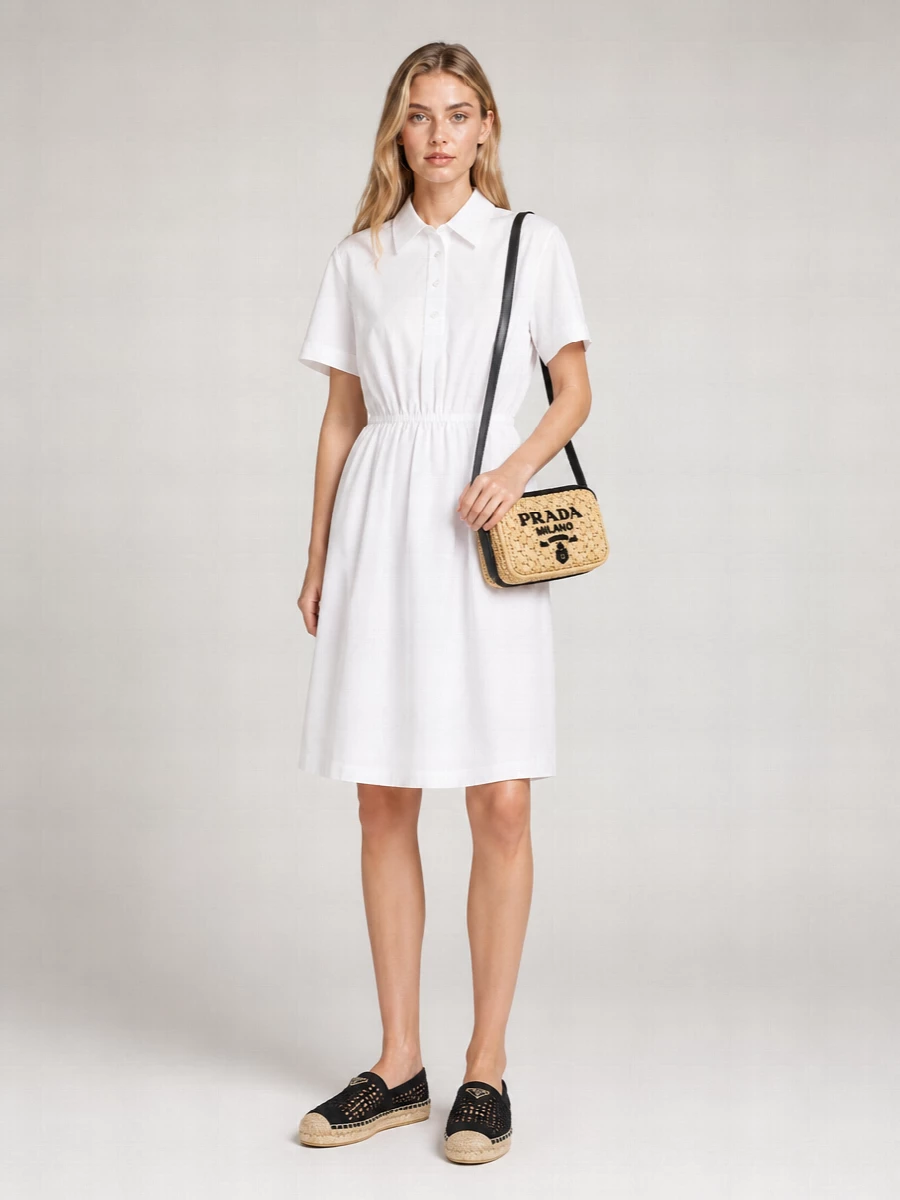 Prada Na Viscose Shoulder Bag