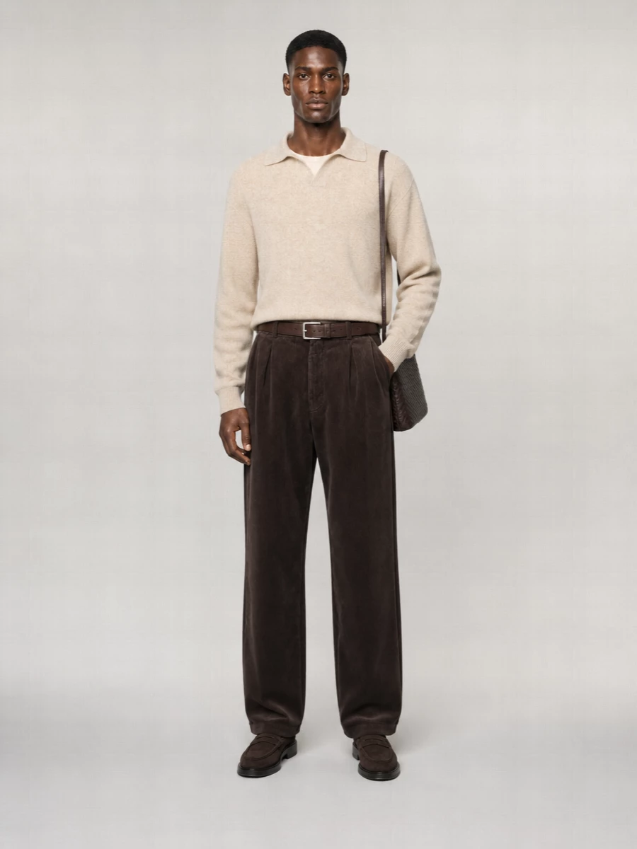 The Row Cotton Wide-Leg Trousers