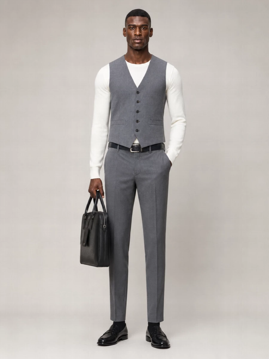 Thom Browne wool suit vest