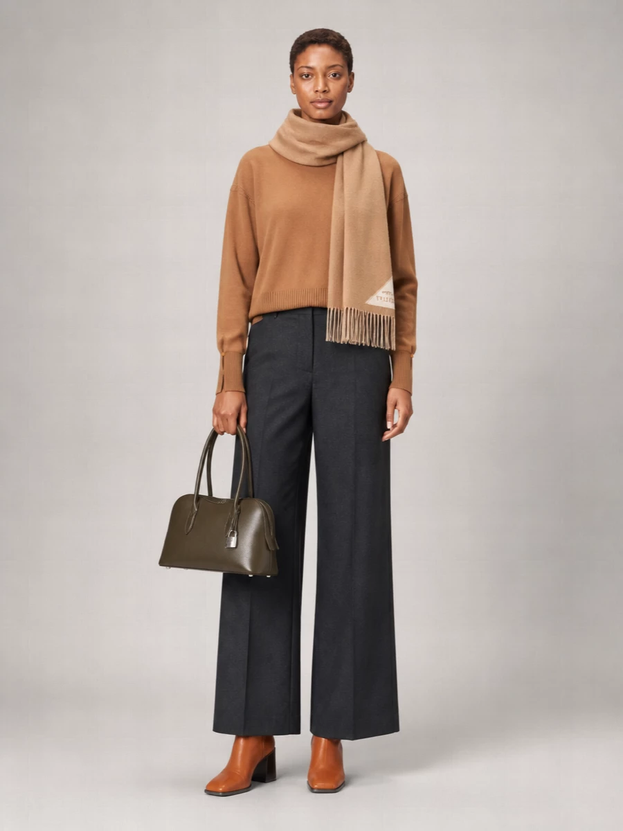 Stella Mccartney Ribbed Virgin Wool Crew-Neck Jumper