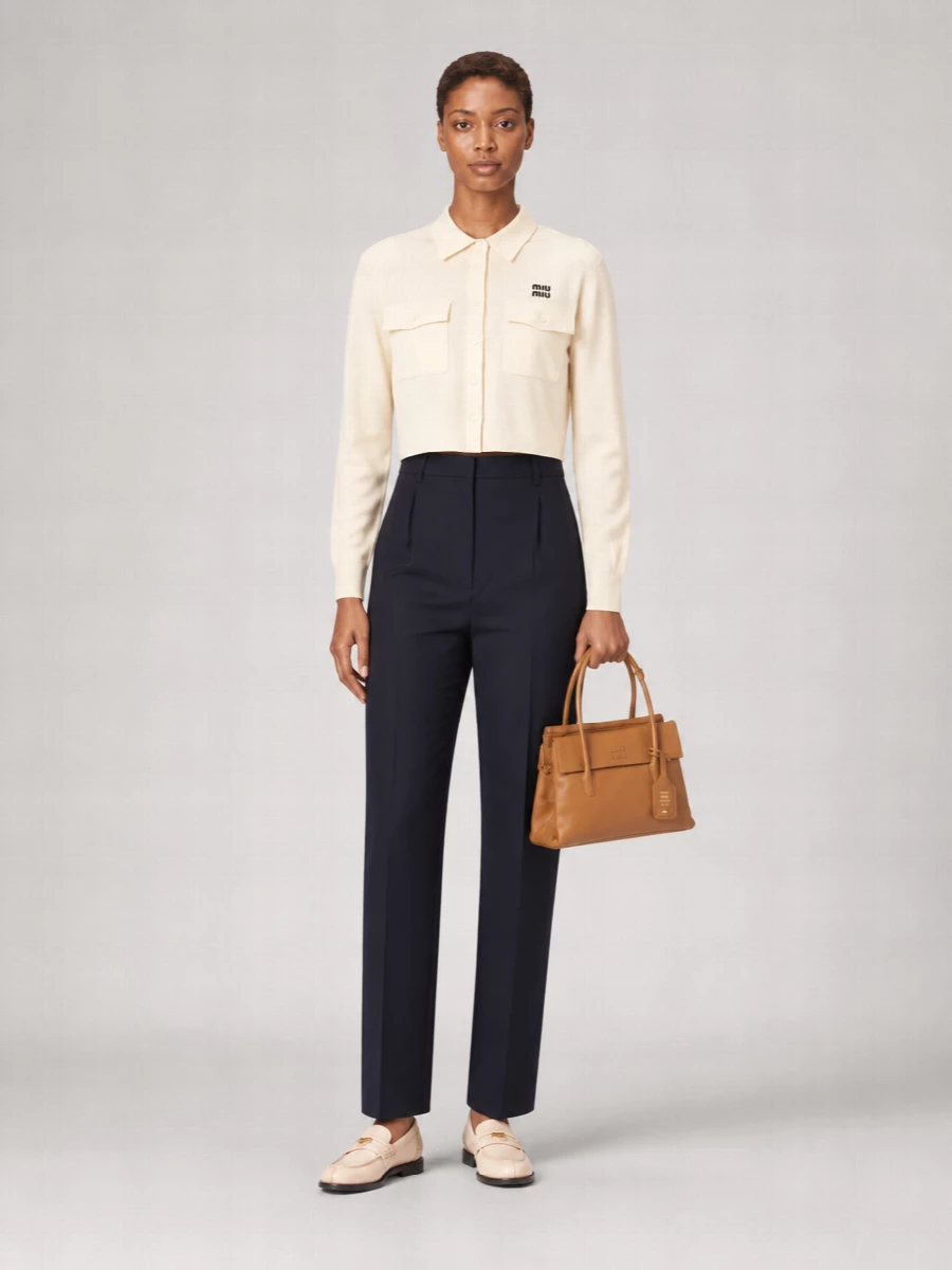 Miu Miu Leather Loafers
