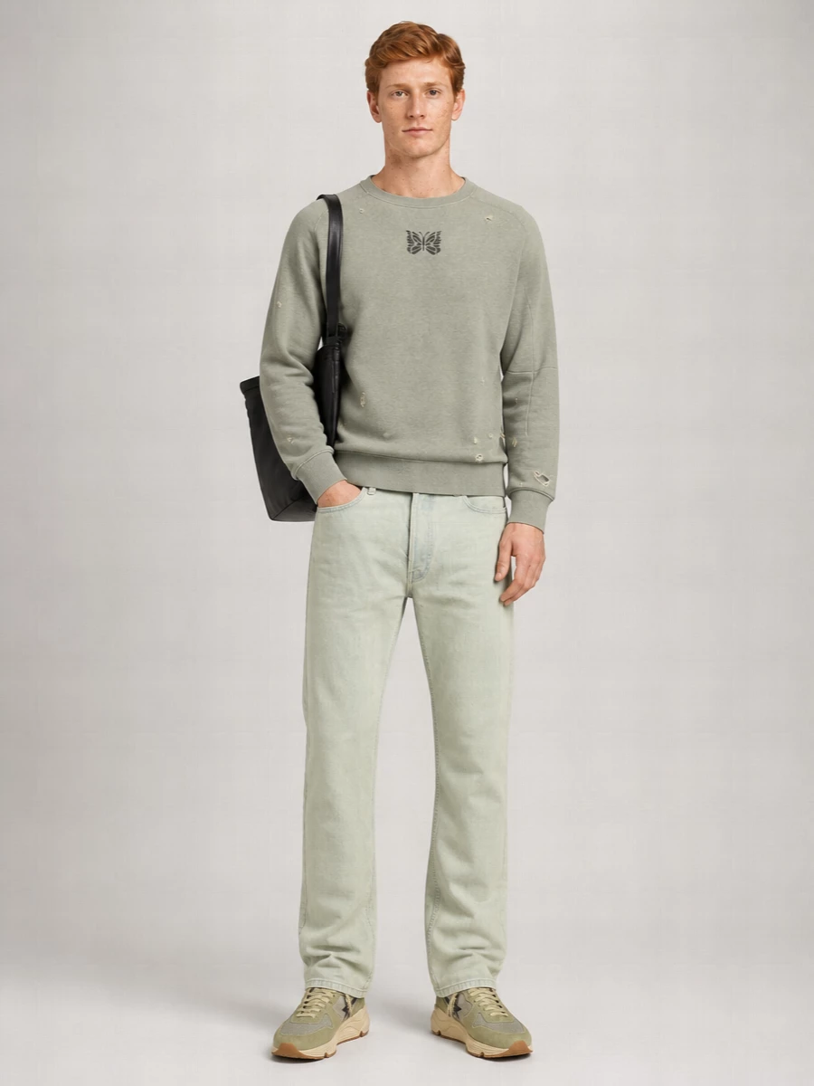 Needles Cotton Crewneck Sweatshirt