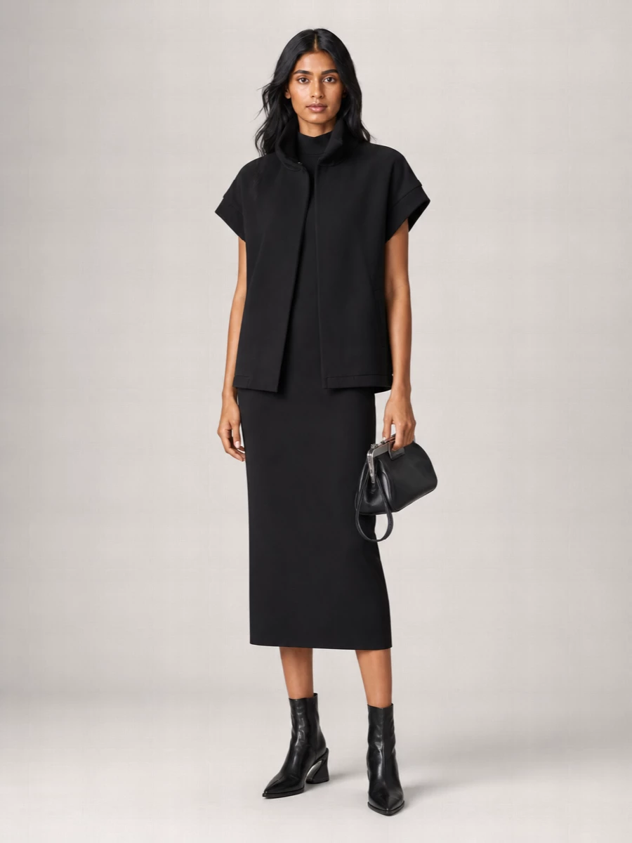 Max Mara Virgin Wool Sleeveless Jacket
