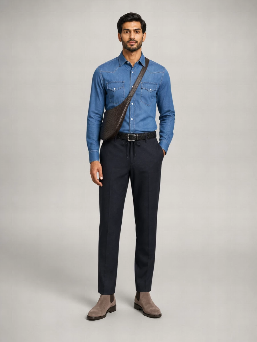 Brunello Cucinelli Denim Shirt